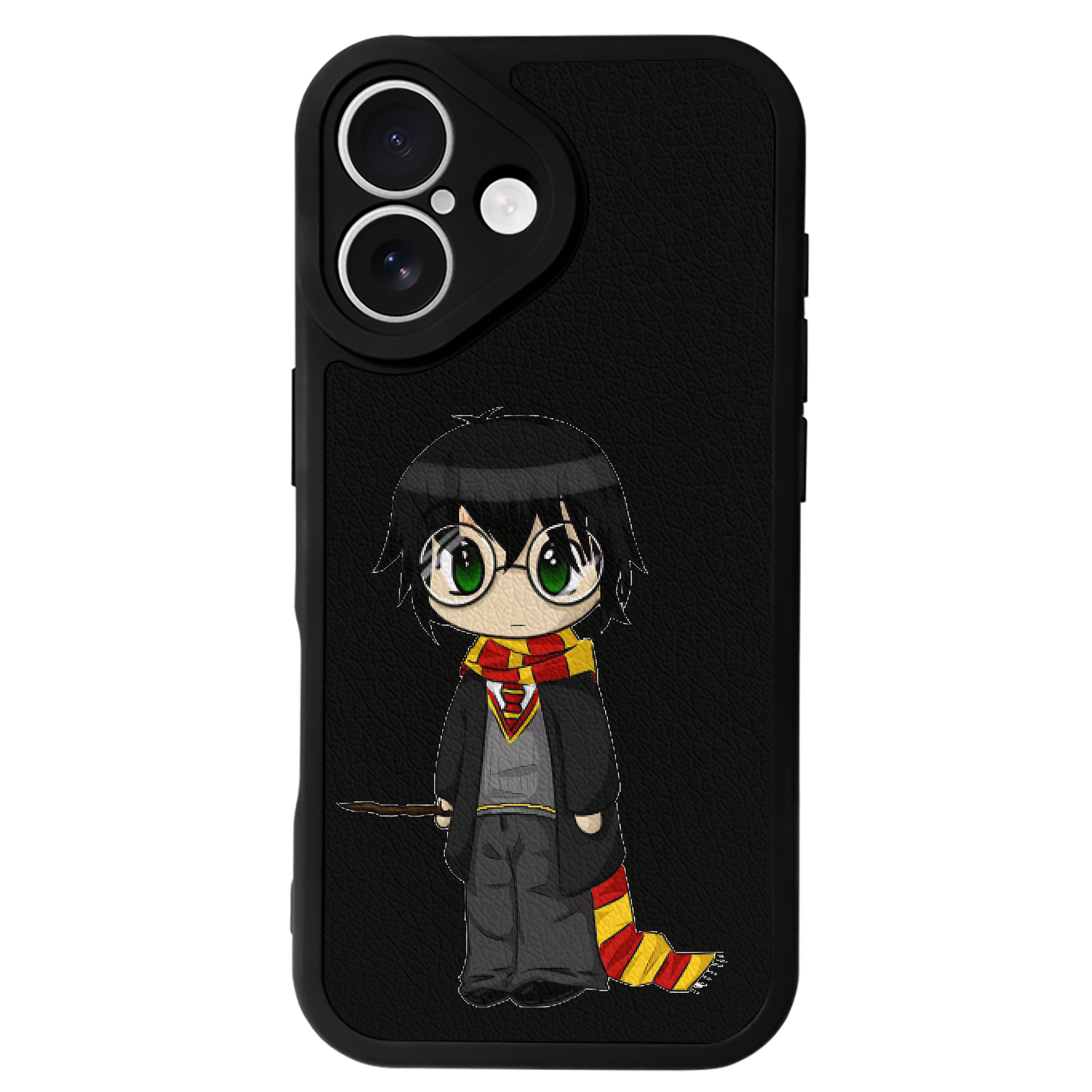 （画像用） Harry Potter ハリー・ポッターシリーズ 【iPhone 16シリーズ対応】シリコンスマホケース（レザー調） 材質：シリコン